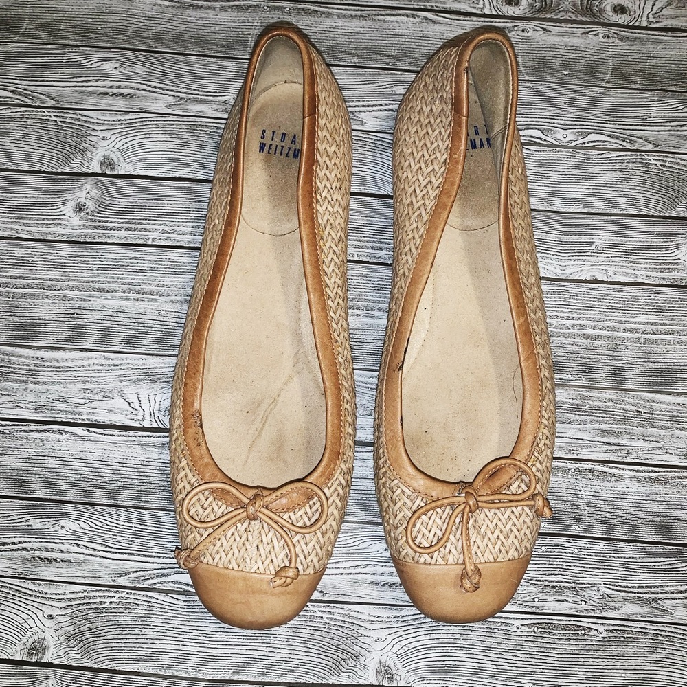 Stuart Wetizman Rattan Bow Flats